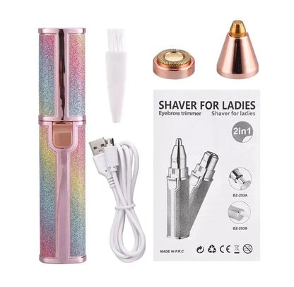 2 In 1 Eyebrow Trimmer &amp; Hair Shaver