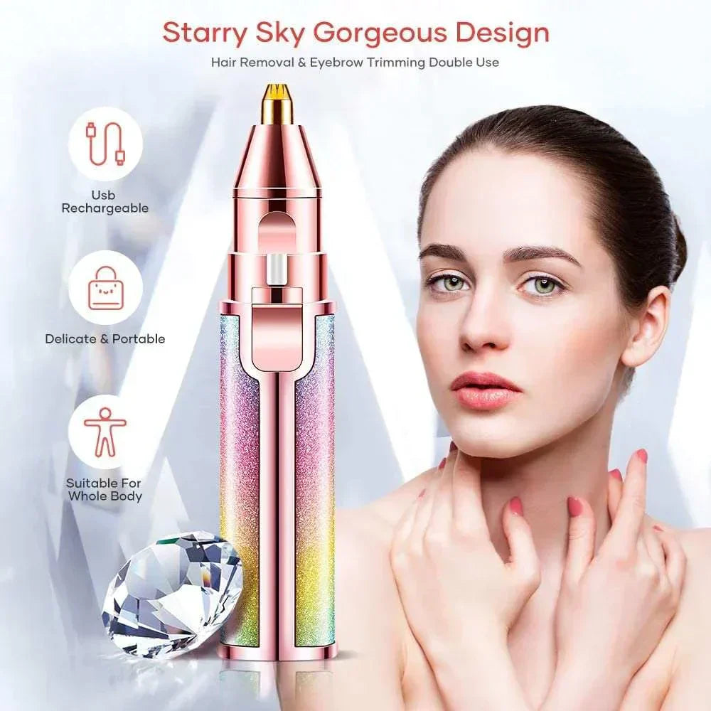 2 In 1 Eyebrow Trimmer &amp; Hair Shaver