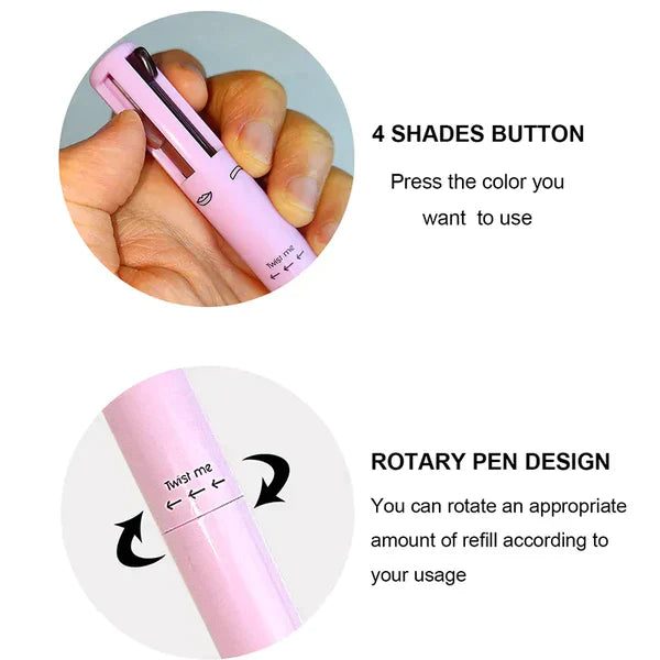 4 in 1 Makeup Pen - Waterproof &amp; Long Lasting