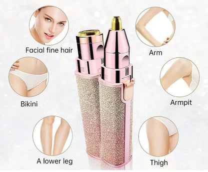 2 In 1 Eyebrow Trimmer &amp; Hair Shaver