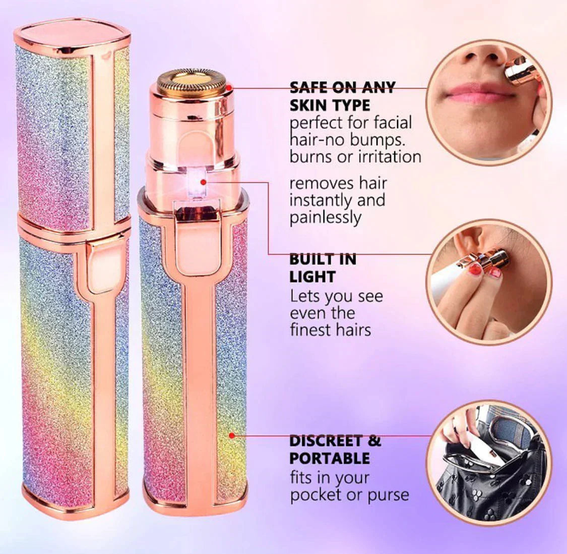 2 In 1 Eyebrow Trimmer &amp; Hair Shaver